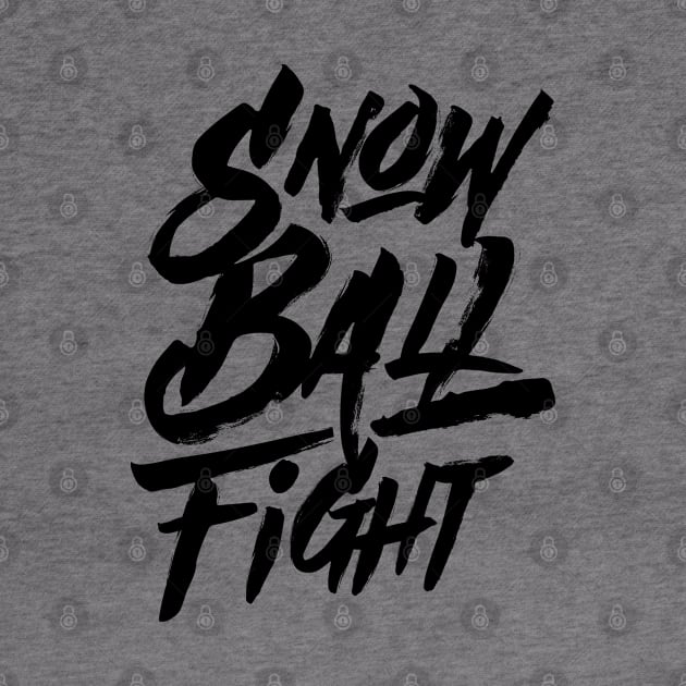 Snowball Fight Snowballs Throw Winter Game Player by dr3shirts